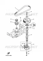 POMPE A HUILE pour Yamaha F40E Electric Start, Manual Tilt, Remote Control, Shaft 15