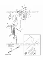 PIÈCES OPTIONNELLES pour Yamaha F40D Electric Starter, Remote Control, Power Trim & Tilt, Shaft 20