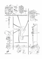 PIECES D'ENTRETIEN pour Yamaha F40F Electric Starter, Remote Control, Hydro Trim & Tilt, Shaft 20
