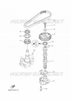 POMPE A HUILE pour Yamaha F40F Electric Starter, Remote Control, Power Trim & Tilt, Shaft 15
