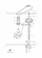 POMPE A HUILE pour Yamaha F40F Electric Starter, Tiller Handle, Hydro Trim & Tilt, Shaft 20