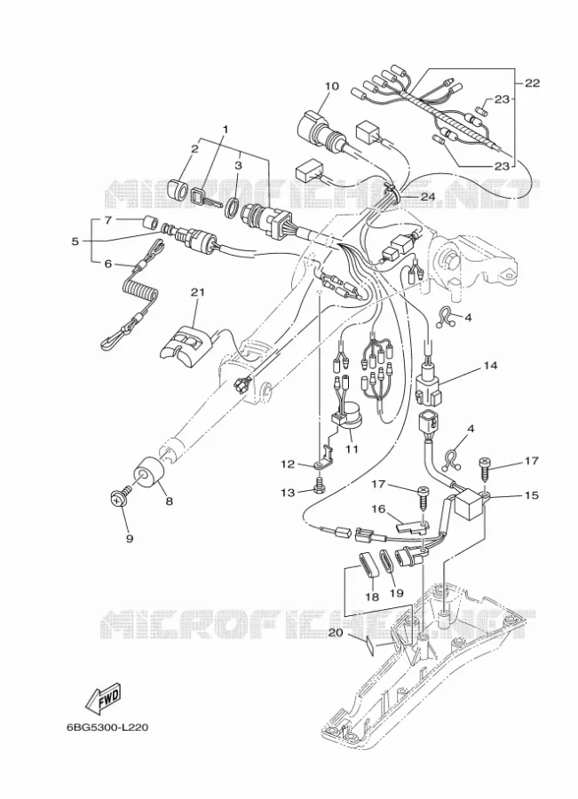 DIRECTION 2 Yamaha OUTBOARD ENGINES 40hp (29.4kW) 2012 F40  F40FEHDS