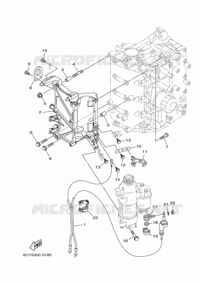PIECES ELECTRIQUE 4 Yamaha OUTBOARD ENGINES 40hp (29.4kW) 2018 F40  F40GETL