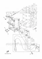 PIECES ELECTRIQUE 4 pour Yamaha F40H Electric Starter, Remote Control, Power Trim & Tilt, Shaft 20