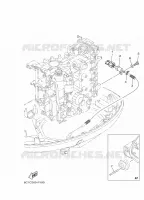 PIECES ELECTRIQUE 5 pour Yamaha F40H Electric Starter, Remote Control, Power Trim & Tilt, Shaft 20