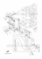 PIECES ELECTRIQUE 4 pour Yamaha F40H Electric Starter, Remote Control, Power Trim & Tilt, Shaft 20