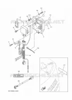 PIÈCES OPTIONNELLES 1 pour Yamaha F40H Electric Starter, Remote Control, Power Trim & Tilt, Shaft 20