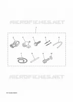 PIÈCES OPTIONNELLES 3 pour Yamaha F50H Elecric Starter, Remote Control, Power Trim & Tilt, Shaft 20