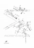 COMMANDE D'ACCELERATEUR pour Yamaha F60F Elecric Starter, Tiller Handle, Power Trim & Tilt, Shaft 20