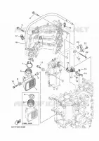ADMISSION 2 pour Yamaha F60F Elecric Starter, Tiller Handle, Power Trim & Tilt, Shaft 20
