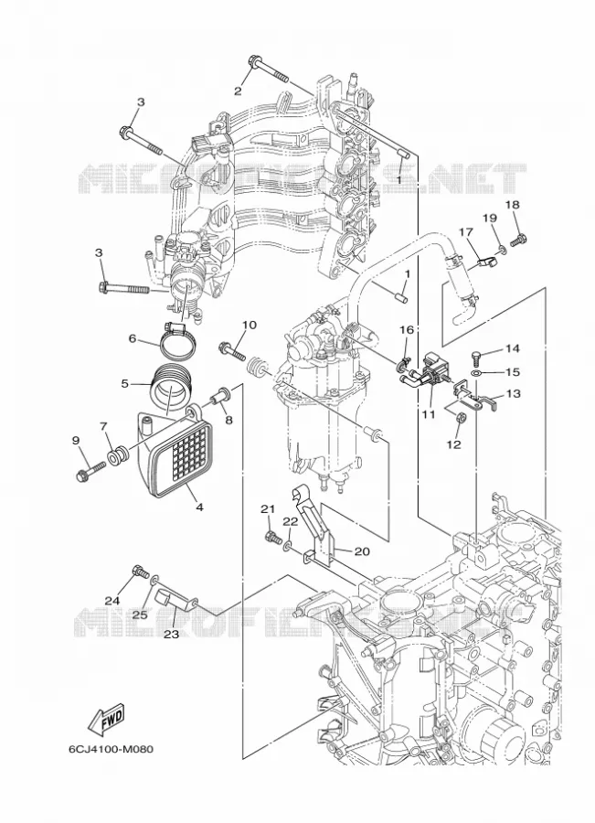 ADMISSION 2 Yamaha OUTBOARD ENGINES 70hp (51.5kW) 2014 F70  F70AETL