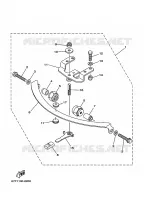 PIECES DE DIRECTION pour Yamaha F80A Electric Starter, Remote Control, Power Trim & Tilt, Shaft 20