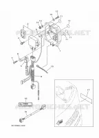 PIÈCES OPTIONNELLES 2 pour Yamaha F80B Electric Starter, Remote Control, Power Trim & Tilt, Shaft 20