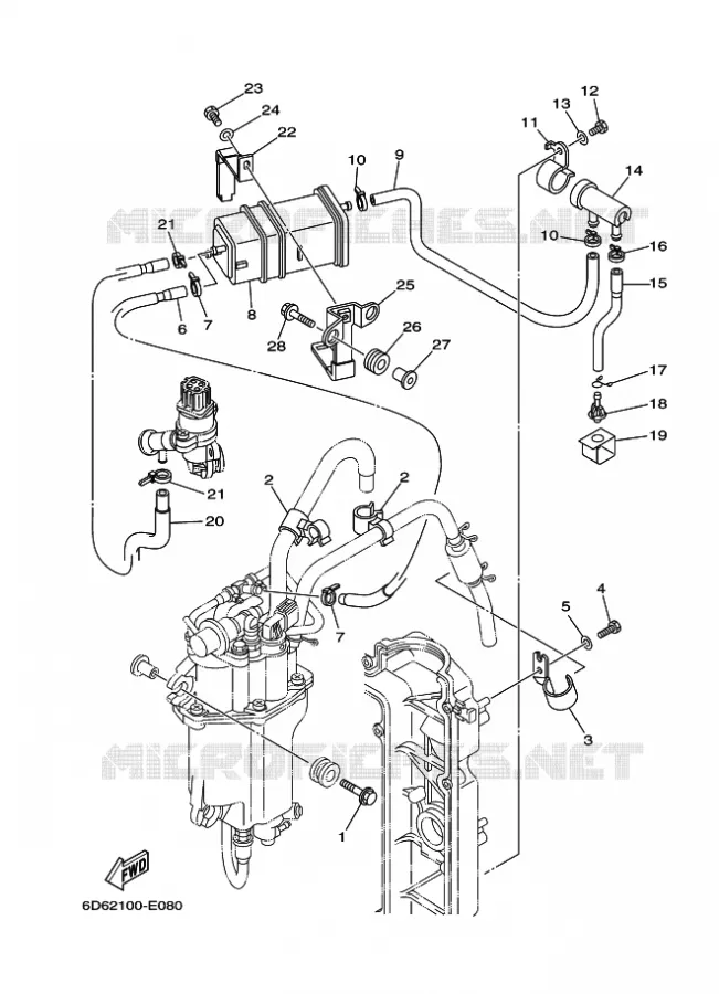 ADMISSION 3 Yamaha OUTBOARD ENGINES 80hp (55.2kW) 2012 F80  F80CEDL
