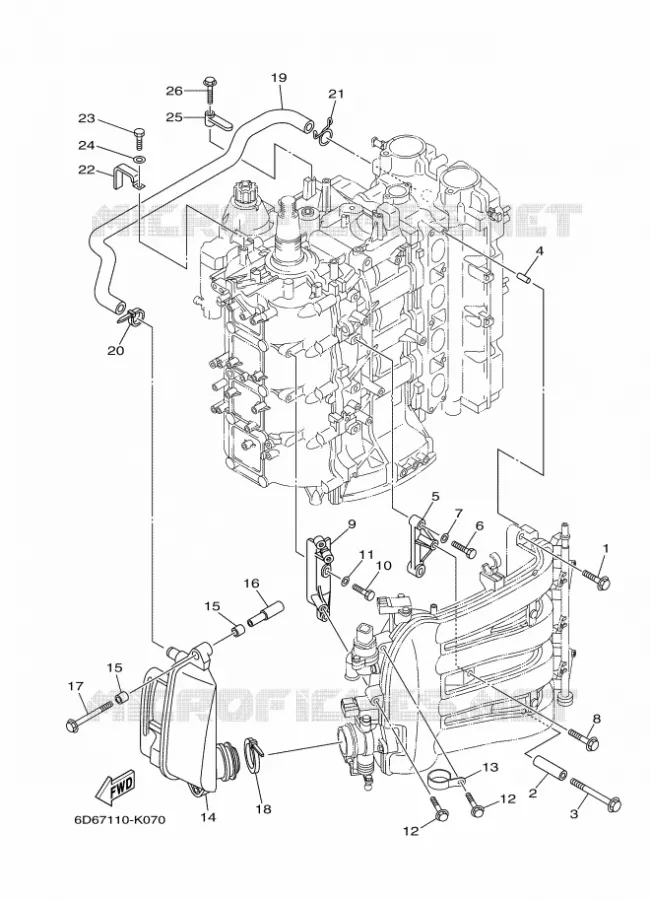 ADMISSION 2 Yamaha OUTBOARD ENGINES 80hp (55.2kW) 2012 F80  F80CEDX