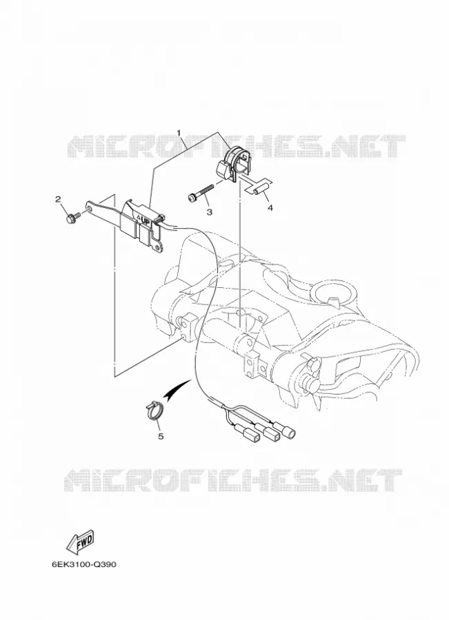 PIÈCES OPTIONNELLES 5 Yamaha OUTBOARD ENGINES 80hp (55.2kW) 2019 F80  F80DETX