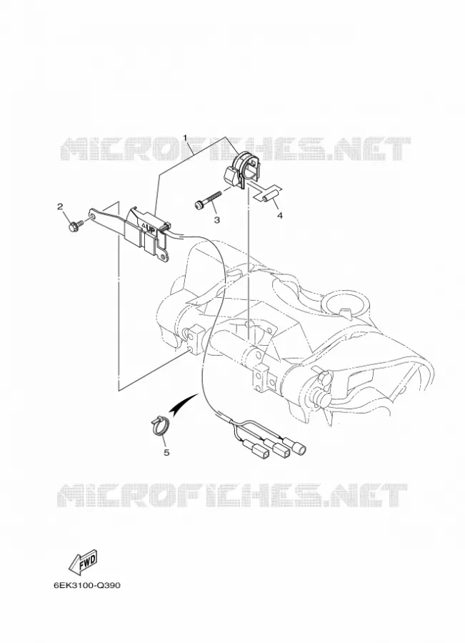 PIÈCES OPTIONNELLES 5 Yamaha OUTBOARD ENGINES 80hp (55.2kW) 2018 F80  F80DETL