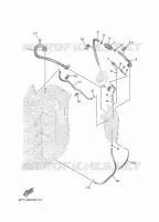 SEPARATEUR DE VAPEUR 2 pour Yamaha F80D Electric Starter, Remote Control, Power Trim & Tilt, Shaft 20