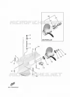 CARTER INFERIEUR ET TRANSMISSION 2 pour Yamaha F80D Electric Starter, Remote Control, Power Trim & Tilt, Shaft 20