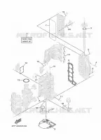 KIT DE REPARATION 1 pour Yamaha F80D Electric Starter, Remote Control, Power Trim & Tilt, Shaft 20