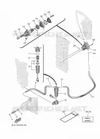 RESERVOIR A ESSENCE pour Yamaha F80D Electric Starter, Remote Control, Power Trim & Tilt, Shaft 20