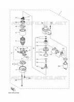 DEMARREUR pour Yamaha F80D Electric Starter, Remote Control, Power Trim & Tilt, Shaft 20