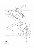 COMMANDE D'ACCELERATEUR pour Yamaha FT50C High Thrust, Electric Starter, Remote Control, Power Trim & Tilt, Shaft 20