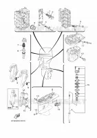 PIECES D'ENTRETIEN pour Yamaha FT50C High Thrust, Electric Starter, Remote Control, Power Trim & Tilt, Shaft 20