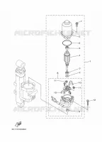 MOTEUR DE SYSTEME D'INCLINAISON 2 pour Yamaha FT50G High Thrust, Electric Starter, Remote Control, Power Trim & Tilt, Shaft 20