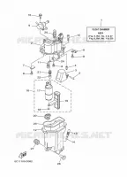POMPE A INJECTION 1 pour Yamaha FT50G High Thrust, Electric Starter, Remote Control, Power Trim & Tilt, Shaft 20