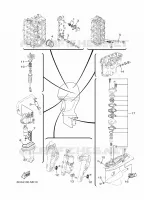 PIECES D'ENTRETIEN pour Yamaha FT50J High Thrust, Electric Starter, Remote Control, Power Trim & Tilt, Shaft 20