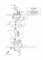POMPE A INJECTION 1 pour Yamaha FT50J High Thrust, Electric Starter, Remote Control, Power Trim & Tilt, Shaft 20