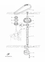 POMPE A HUILE pour Yamaha FT60G High Thrust, Electric Starter, Remote Control, Power Trim & Tilt, Shaft 20