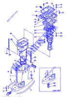 FOURREAU   FUT pour Yamaha 115C 2 Stroke, Electric Starter, Remote Control, Power Trim & Tilt de 1996