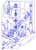 SYSTEME D'INCLINAISON pour Yamaha 115C 2 Stroke, Electric Starter, Remote Control, Power Trim & Tilt de 1996
