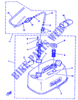 ALIMENTATION CARBURANT 2 pour Yamaha 115C 2 Stroke, Electric Starter, Remote Control, Power Trim & Tilt de 1993