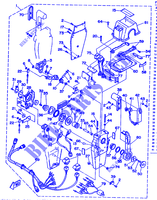 BOITIER DE COMMANDE A DISTANCE 3 pour Yamaha 115C 2 Stroke, Electric Starter, Remote Control, Power Trim & Tilt de 1993