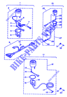 PIÈCES OPTIONNELLES 4 pour Yamaha 115C 2 Stroke, Electric Starter, Remote Control, Power Trim & Tilt de 1993