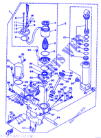 SYSTEME D'INCLINAISON pour Yamaha 115C 2 Stroke, Electric Starter, Remote Control, Power Trim & Tilt de 1993