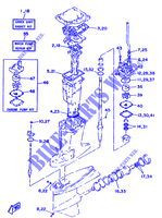 KIT DE REPARATION 2 pour Yamaha 140B 2 Stroke de 1989
