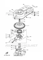 ALLUMAGE pour Yamaha F100A Electric Starter, Remote Control, Power Trim & Tilt, Shaft 20