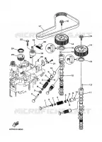 SOUPAPE pour Yamaha F100A Electric Starter, Remote Control, Power Trim & Tilt, Shaft 20