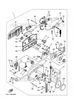 BOITIER DE COMMANDE A DISTANCE pour Yamaha F100A Electric Starter, Remote Control, Power Trim & Tilt, Shaft 20