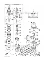 SYSTEME D'INCLINAISON 1 pour Yamaha F100A Electric Starter, Remote Control, Power Trim & Tilt, Shaft 20