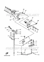 COMMANDE D'ACCELERATEUR pour Yamaha F100A 2 Stroke, Electric Starter, Remote Control, Power Trim & Tilt de 2000