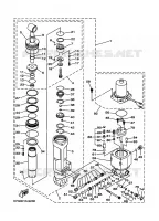 SYSTEME D'INCLINAISON 1 pour Yamaha F100A 2 Stroke, Electric Starter, Remote Control, Power Trim & Tilt de 2000