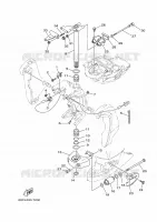 SUPPORT 2 pour Yamaha F100B Electric with Prime Start, Remote Control, Power Trim & Tilt, Shaft 20