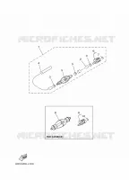 ALIMENTATION CARBURANT 2 pour Yamaha F100B Electric Starter, Remote Control, Power Trim & Tilt, Shaft 20