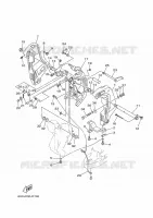 ARAIGNEE pour Yamaha F100B Electric Starter, Remote Control, Power Trim & Tilt, Shaft 20