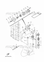 ALIMENTATION CARBURANT 1 pour Yamaha F100B Electric Starter, Remote Control, Power Trim & Tilt, Shaft 20